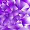 Vector irregular polygonal square background - triangle low poly pattern - ultra violet purple color with diamond shine