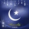 Vector islam logo ramadan background