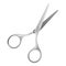 Vector isolated illustration of metal hair scissors.