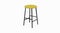 Vector Isolated Illustration of a Metal and Wood Stool