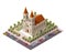 Vector isometric church