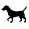 Vector Jack Russell Terrier dog silhouette