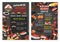 Vector Japanese Asian sushi food restaurant menu