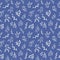 Vector Japanese, Chinese blue floral seamless pattern