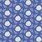 Vector Japanese, Chinese blue floral seamless pattern