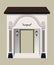 Vector of javanese traditional gate