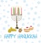 Vector - Jewish Holiday of Hanukkah