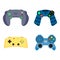 Vector joystick button flat collection, illustration gadget joypad