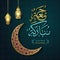 Vector of ``Jumah Mubarakah`` Translate Friday Mubarak in arabic calligraphy. Islamic Background