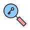 Vector Keyword Search Icon For Personal And Commercial Use.