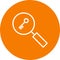 Vector Keyword Search Icon For Personal And Commercial Use.