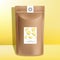 Vector Kraft Paper Zipper Pouch or Sachet Packaging, Dried Lemon