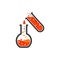 Vector Laboratory, Chemical, Medical Test Logo