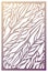 Vector Laser cut panel. Abstract Pattern template for decorative