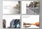 Vector layout of the presentation slides design business templates, multipurpose template for presentation brochure, brochure