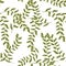 Vector Leaf Seamless Pattern. Abstract leaves texture