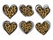 Vector Leopard Prints, Leopard Hearts, Cheetah Prints