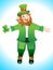 Vector Leprechaun Cartoon