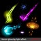 Vector light effects set