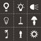 Vector light icons set