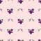 Vector Light pink hummingbird Origami birds background pattern