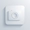 Vector light square icon. Eps10