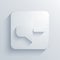 Vector light square icon. Eps10