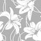 Vector lilly seamless pattern