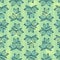 Vector lily of the valley pattern