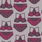 Vector lingerie pattern in pink and grey