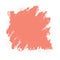 Vector Living Coral Color of the Year 2019 Brush Stroke Texture