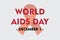 vector logo background aids poster red ribbon international world aids day illustration