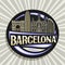 Vector logo for Barcelona