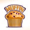 Vector logo for Blueberry Muffin