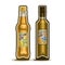 Vector logo Bottles Flaxseed, Sesame Oil