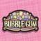 Vector logo for Bubble Gum