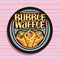 Vector logo for Bubble Waffle