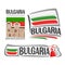 Vector logo for Bulgaria