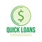 Vector logo of the company loans and quick loans