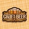 Vector logo for Craft Beer