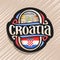 Vector logo for Croatia