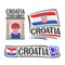 Vector logo for Croatia