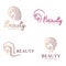 Vector logo design for beauty salon, hair salon, cosmetic. Design element.