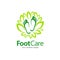 Vector logo design. Foot care