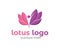 Vector logo design illustration for beauty wellness center, yoga exercise class, spiritual healing, beauty salon.