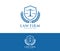 Vector logo design illustration for law firm business, attorney, advocate, court justice
