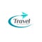 Vector logo design for travel company