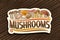 Vector logo for Edible Mushrooms