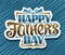 Vector logo for Father`s Day