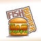 Vector logo for Fish Burger